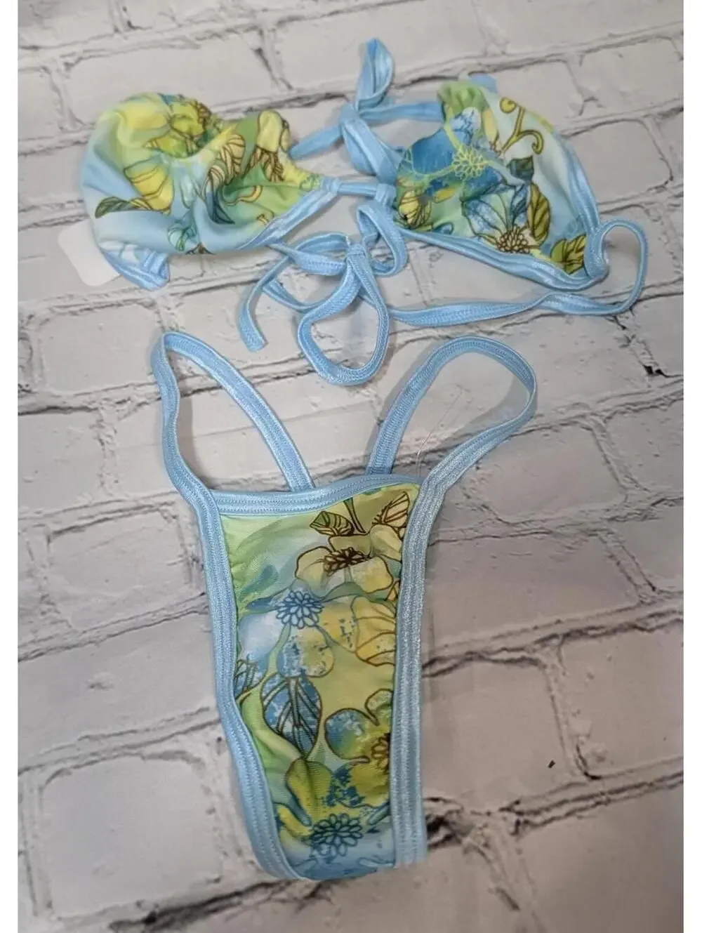 BODYZONE VINTAGE 2 piece dancer set top & t back thong NWT